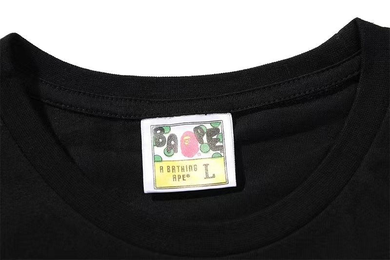 BAPE Graffiti Graphic T-Shirt — neck_label